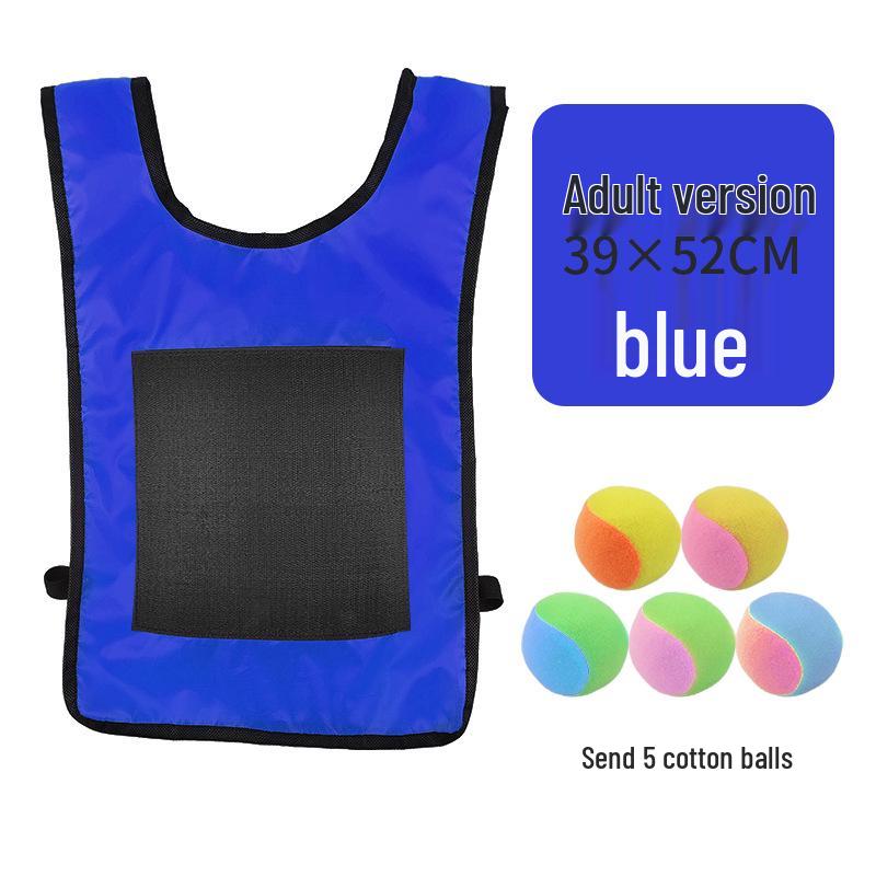 Children's Sticky Ball Dodgeball Vest for Outdoor Parent-Child Games