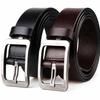 Business Casual PU Leather Belt Durable Waist Belt Classic Alloy Pin Buckle Belt Office Wear