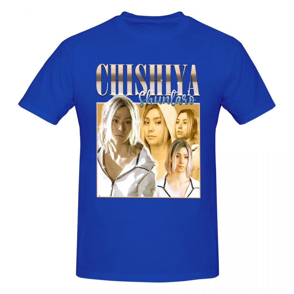 Unisex Alice In Borderland Chishiya Shuntaro T Shirt Streetwear Plus Size Cotton Custom Sleeve Tshirts