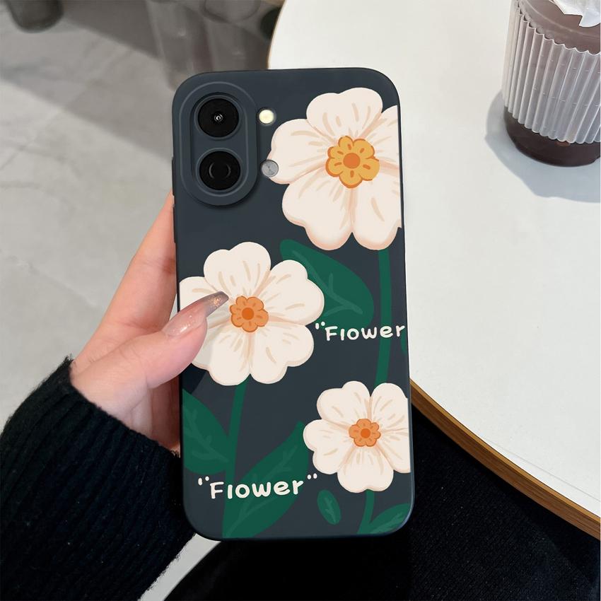 Lovely Back Cover For Tecno Spark Go 3 2 1S Pova 7 Ultra Pro Spark 40 40C 30 Phone Bags Cute Avocado Pretty Flowers Shell Soft Silicone Anti Slip Case