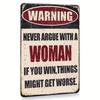 Metal Poster Wall Art, Vintage Tin Sign for Home Bar Garden