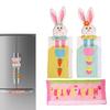Fridge Handle Covers Easter Bunny Appliance Pull Protector Colorful Refrigerator Door Handle Covers For Microwave Stove