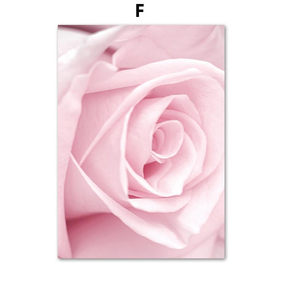 

Розовая роза, пион, цветы георгина, лилии, настенная живопись на холсте, постеры на скандинавскую тему и принты, настенные панно для гостиной, декор для девочек 30X40 cm No Framed