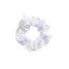 Pure Cotton White Tie-Dye Scrunchie Hair Tie Accessory for Women