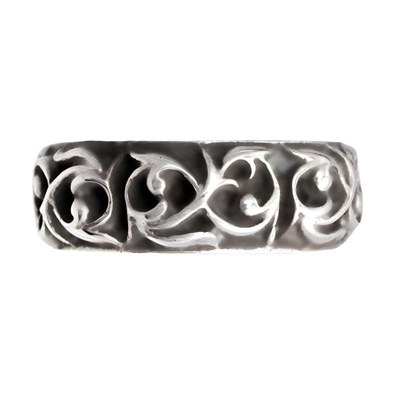 

Chrome Hearts Кільце Вічна Лоза Унісекс кільця Срібло CH-JZ-665 Basic Packaging-Dust Bag,6