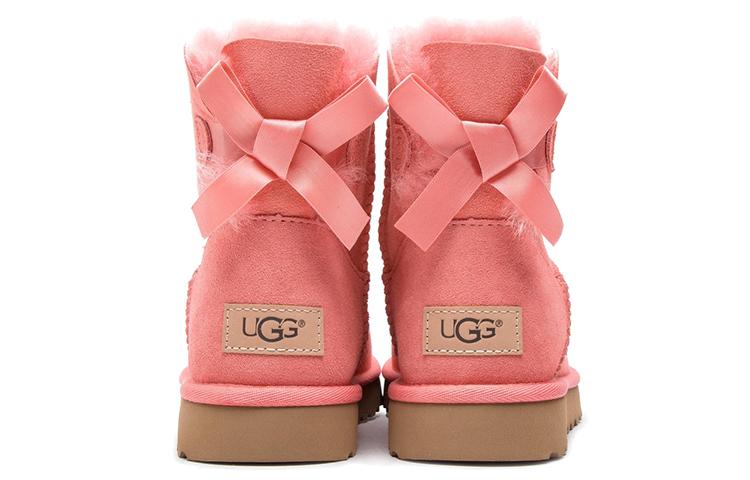 UGG Mini Bailey Bow Ii Fleece Lined Pink Women's 1016501-LNT