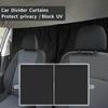 2pcs/set Sun Shade Privacy Curtain Taxi Car Isolation Curtain Partition Protection Curtain Commercial Vehicle Car Accessories