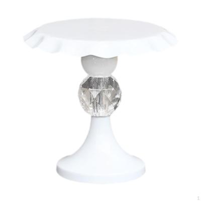 Cake Stand Pedestal Fruit Display Holder Snack Candy Plate for Table