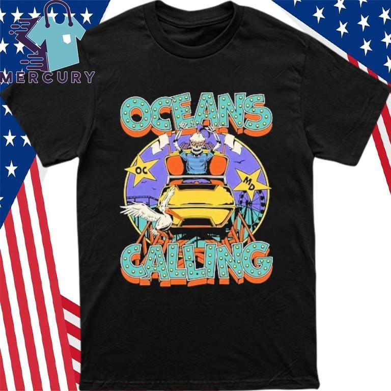Oceans Calling Festival 2025 Rollercoaster Lineup T-Shirt