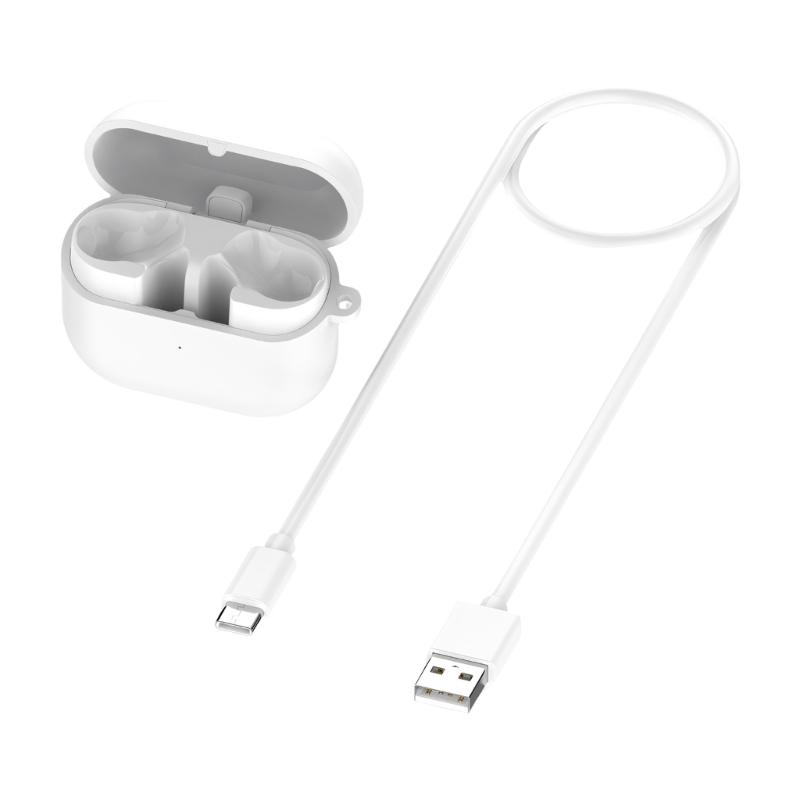 

Protective Charging Case Holder For Buds 3 FE R420 Headphones ABS Material Lightweight And Compact Design Easy To Clean белый