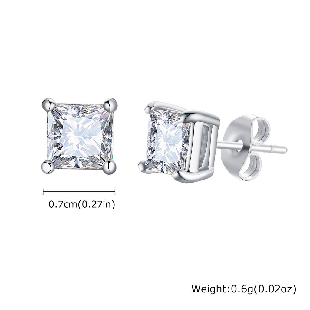 Multi Style Fashion Stainless Steel Hoop Earrings, Vintage Sword Star Geometric Pendant Men's Earrings, Hip Hop Piercing Jewelry