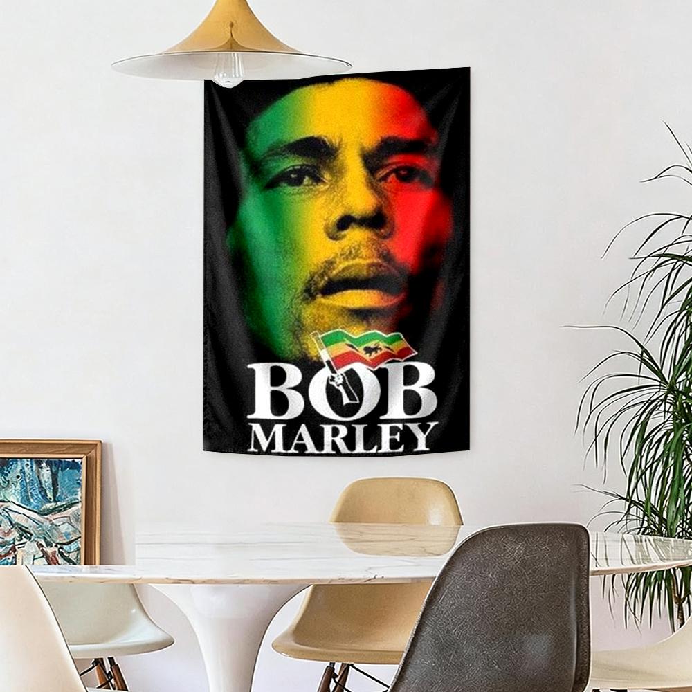 Bob Marley Estetická Tapiserie Severský Minimal Ideální Pro Stěnu Koleje Čtecí Koutek Ložnice Celoroční Ručně Malovaný Styl Dárek Pro Nový Domov