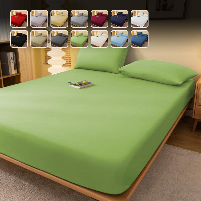 Einzelbett Spannbettlaken Ultraweich Bequemer Bettbezug Tiefe Tasche Bettlaken Staubdicht Sofabezug Matratzenschoner