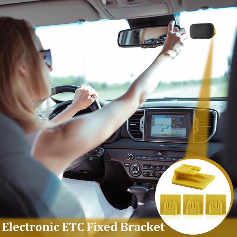 Toll Pass Holder Clip Removable Car Toll Pass Clip Holder For Windshield Electronic Toll Pass Support Women Men Enjoy Riding For United States