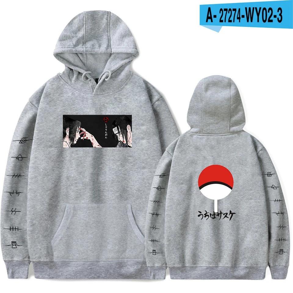 Podzim Zima Naruto Itachi Uchiha Pulovr s potiskem Unisex Mikina Pulovr s dlouhým rukávem
