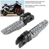 Yctze Motorcycle Front Footrest Front Left Right Pair Fit Yamaha MT‑03 MT‑25 MT‑07 MT‑09 R3XJ6 (Titanium)