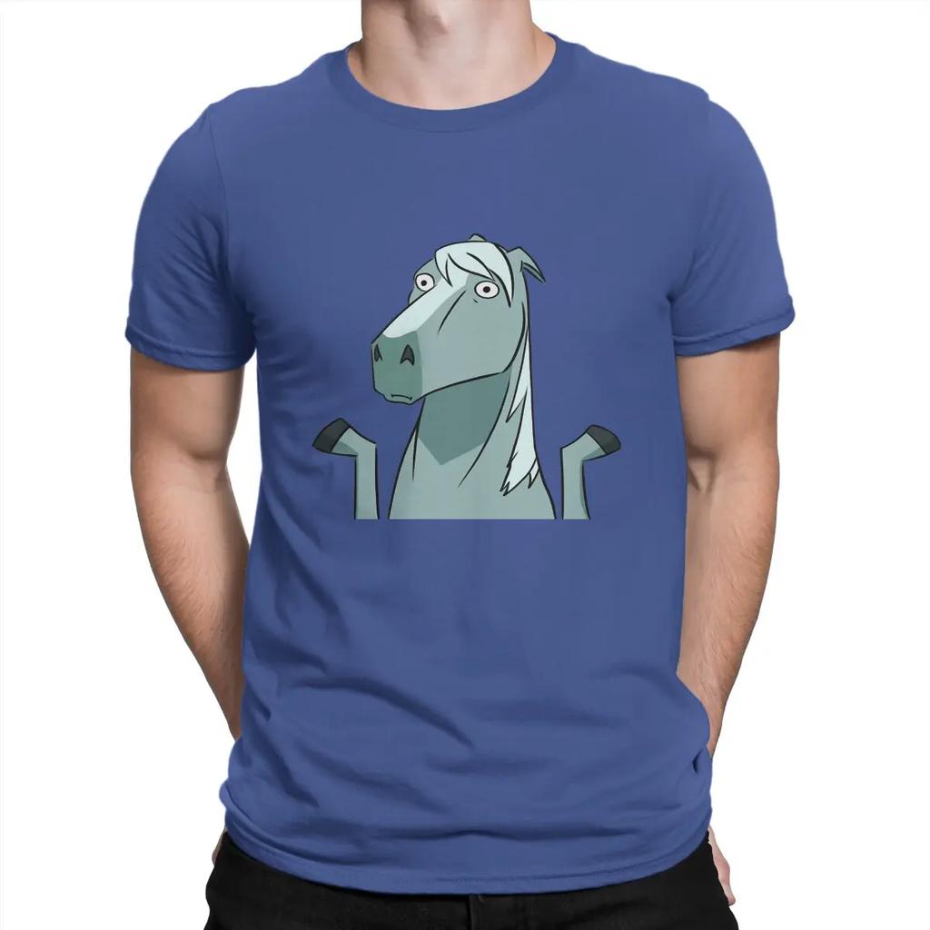 Centaurworld T-Shirts für Pferde Simplicitys Vintage Reines Baumwoll-T-Shirt Rundhals Kurzarm T-Shirts Sommerkleidung Unisex