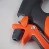 High-Pressure Adjustable Spray Nozzle Garden Hose Gun - Lightweight Durable Plastic with Ergonomic Orange & Black Grip