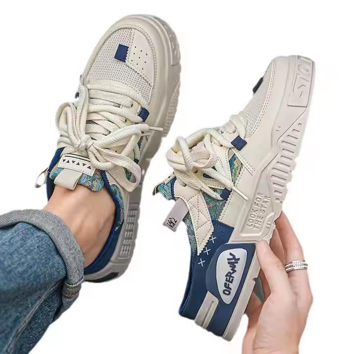 Medio Zapato Hombre 2024 Nuevo Estilo Transpirable Con Un Pie En Zapatos De Tablero De Moda Sin Zapatos Traseros Y Nicho