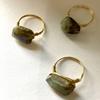 SUZURAN Spiritual Ring Labradorite Spiritual Gemstone Ring Labradorite