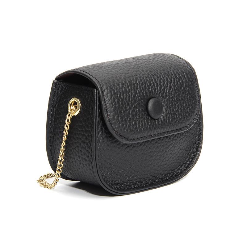 Portmoneu mini crossbody din piele naturală pentru femei