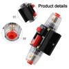 Inline Fuse Breaker for 12V 24V Applications Water Resistant with Manual Reset for RVs Trucks and Marine Systems