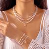 Summer Shell Jewelry With Alloy Necklace And Foot Chain For Women