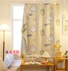 Ins Velcro Curtain Korean Wind  Cartoon Net Red  Light Shielding Foreign Trade