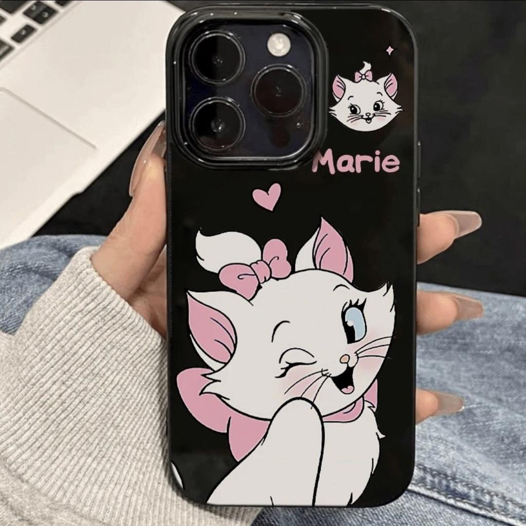 Wink Mary cat for iPhone15/14 mobile phone case cartoon apple 13/12/16 promax women's soft