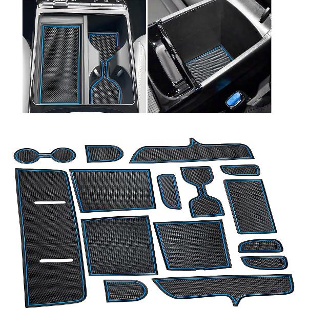 For Hyundai Tucson 2025 2026 Accessories Door Slot Mats Cup Holder Insert Coaster Center Console Liner Glove Box Cover for Hyundai Tucson