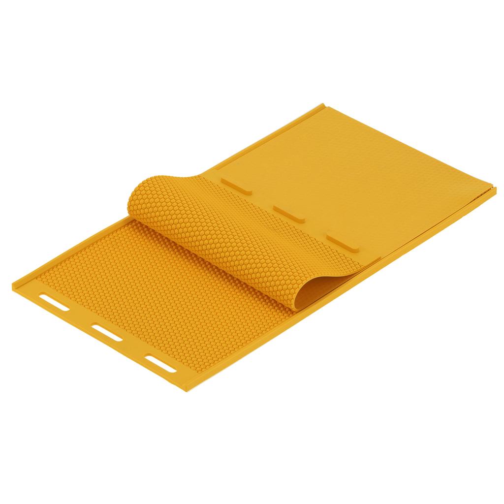 5,4mm Bienenwachs Pressform DIY Gummiwaben Wabenbodenblatt Imkerei Zubehör Gelbes Bienenwachsblatt Bienenwachs Presspräger