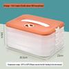 Home Dumpling and Wonton Freezer Box: Multi-layer Transparent Storage for Fresh-Keeping