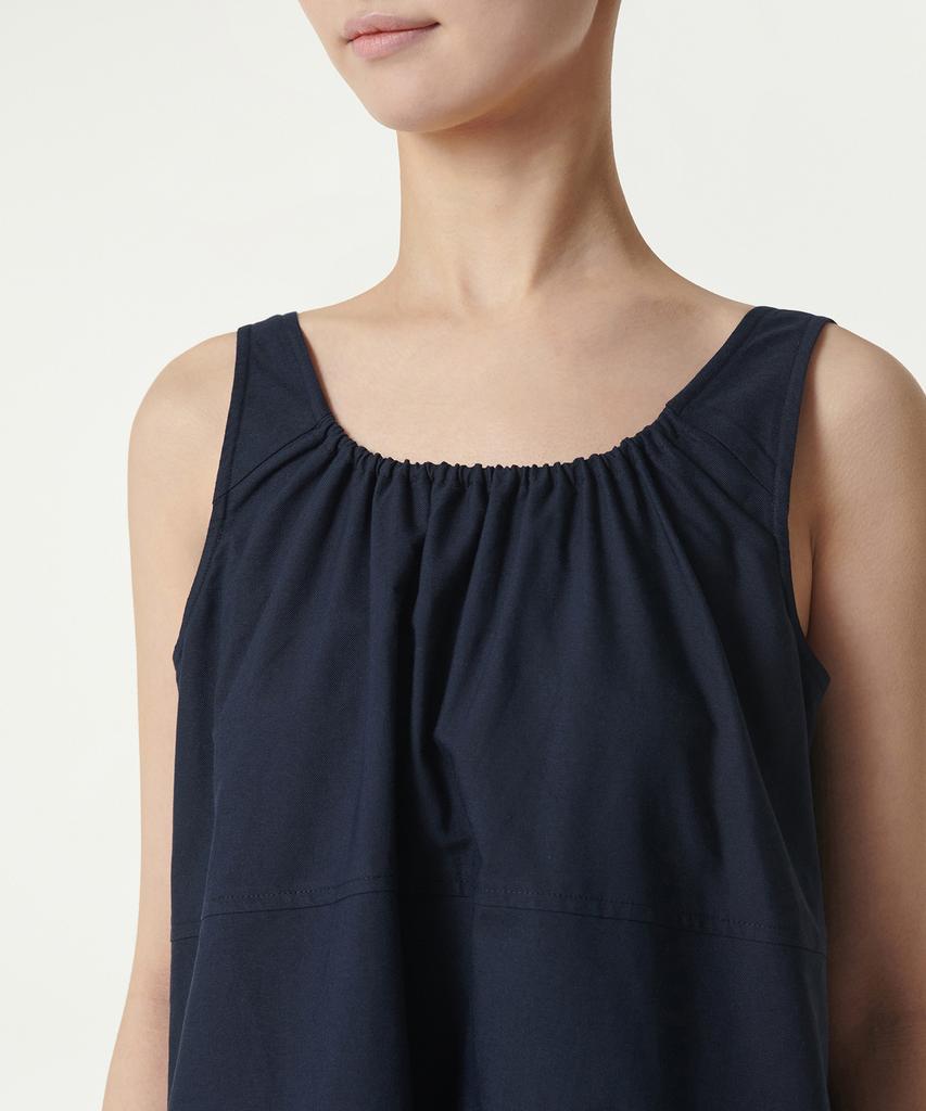 Musinsa Standard Woman Women'S Cotton Tiered Mini Dress [Navy]