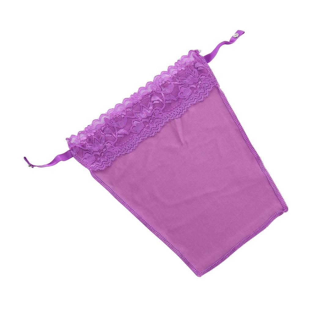 Lace Strapless Modesty Tube Top with Nipple Covers