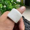 Green Guizhou Jade Thumb Ring - Large Size, Men's Style, Ideal for Temple Fair or Scenic Spot 