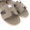 Excellent HERMES Sandals Santorini Epsom Leather Women 38 Used