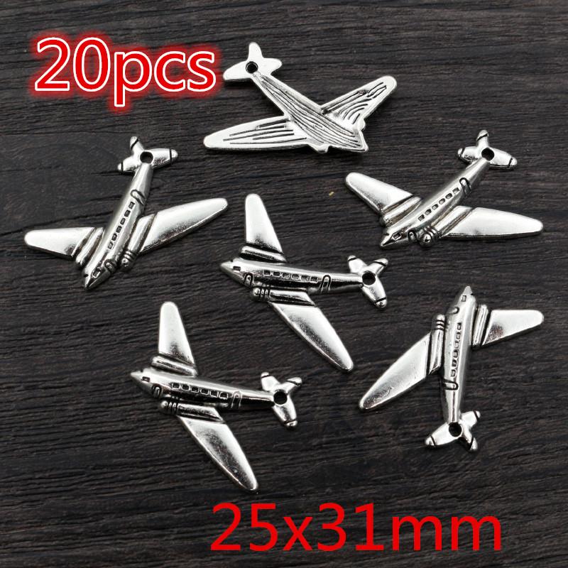 New Fashion Antique Silver Plated Airplane Grenade Helicopter Chrams Metal Alloy Pendant DIY Charms DIY Jewelry Making Findings
