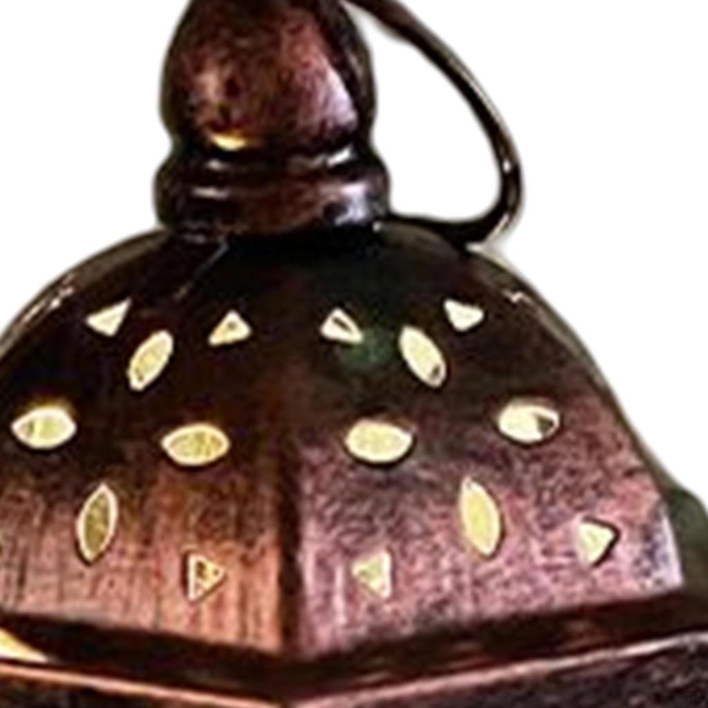 Retro Style Hanging Hollow Carved Light Battery Operated Desk Lamp for Room Ornament