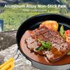Non-Stick Frying Pan Aluminum Alloy Medium with Folding Handle Idl for Outdoor Camping Picnic Hiking Compact and Sy To Carry Camp Skillet