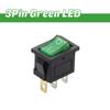 KCD1 Rocker Switch 15x21MM Latching Power Switch with Indicator Light 2/3/4 Pin 6A 250V 10A 125V