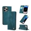  Vintage Strong Magnetic Wallet Case for iPhone 17 & Samsung S25 Ultra - Retro Flip Leather Card Holder Cover