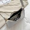 Einkaufstasche Retro Casual Damen Totes Schultertaschen Damen Leder Einfarbig Kette Handtasche für Frauen