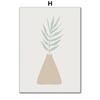 Nordic Abstract Shape Girl Line Leaf Cactus Posters and Prints Wall Art Wall Pictures for Living Room Home Decor Canvas Painting