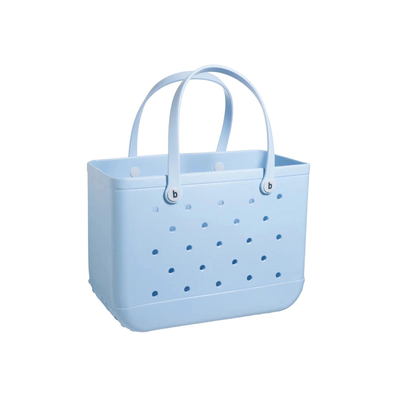 Beach Bag Soft Perforated Tote Bag Wear-Resistant Pool Organizer One Size 1760₽