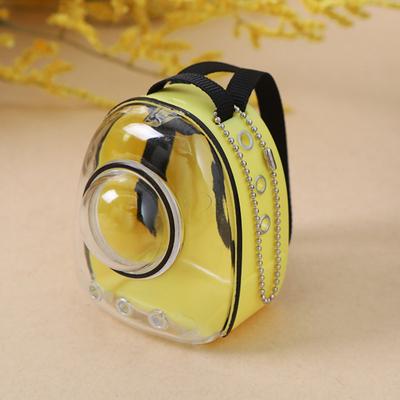 Mini batoh pro panenky Realistické přepravky pro domácí mazlíčky Roztomilé miniaturní tašky pro panenky Stylový batoh s klíčenkou Roztomilé doplňky pro panenky