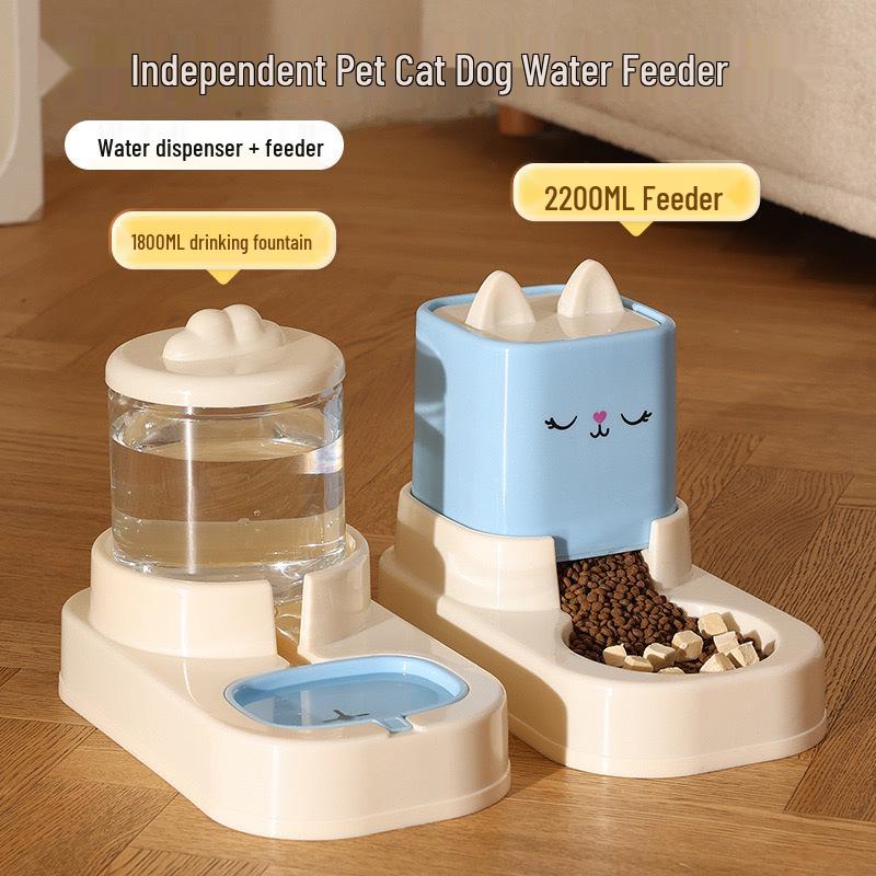 Automatic Pet Feeder & Waterer: Easy-Clean Universal Drinking Fountain with Hair Filter for Cats & Dogs