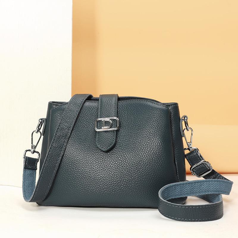 Sac Seau Mode Polyvalent en Cuir de Vache, Sac Bandoulière Unique