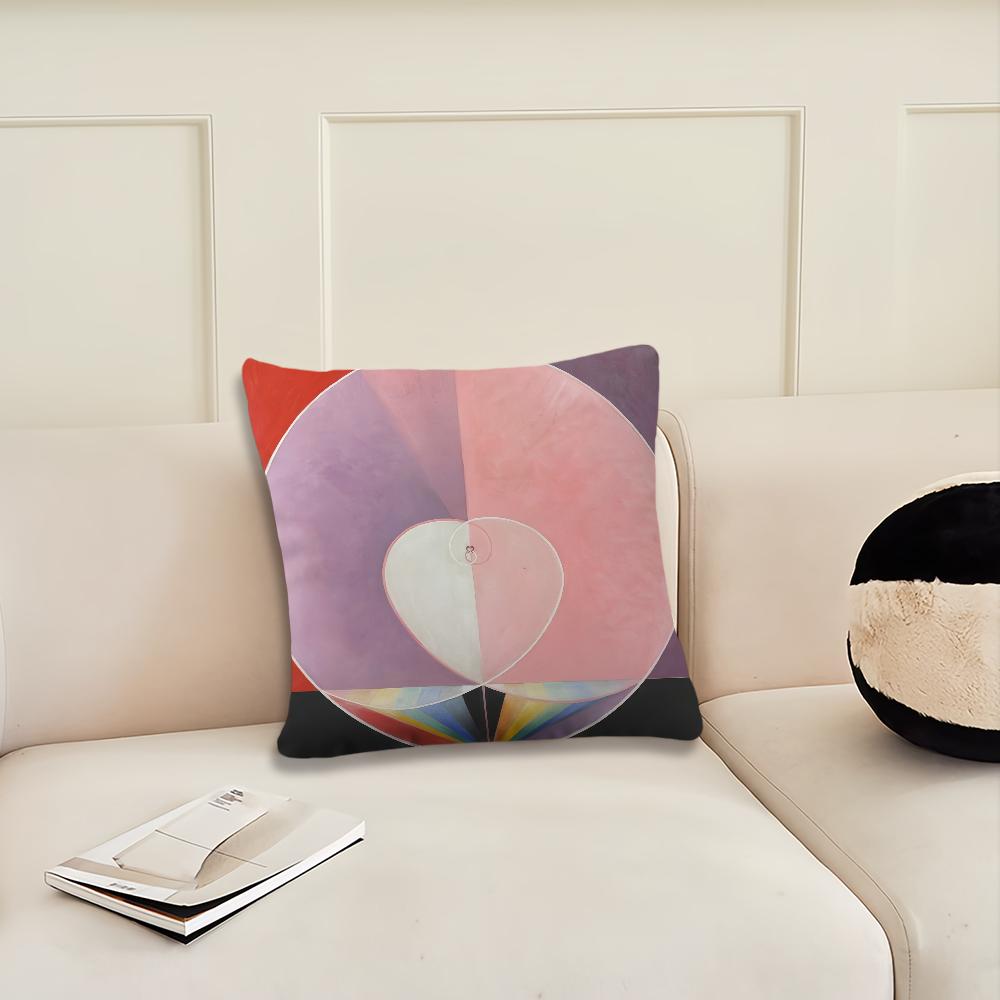 

Art Hilma af Klint cushion cover Living Room Headboard Office Cushion Bedroom Cushion Sofa Nap Time Pillow Case 22x22Inch