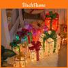 Christmas Gift Box Set With Led Lights For Holiday Decoration And Festive Atmosphere