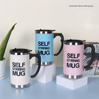 450 Automatic Stirring Electric Mixing Cup Coffee Milk Self Stirring Mug Stainless Steel Thermal Smart Double Insulated Cup